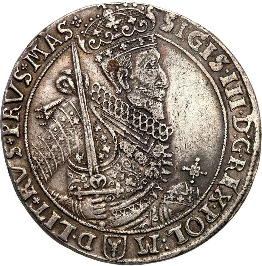 Zygmunt III Waza. Talar 1628, Bydgoszcz RZADKOŚĆ R4